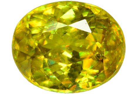 Sphene Buyer’s Guide – Properties, Treatments & Value Sphene Buyers Guide 2 - titanite - yellow green colour - cushion cut - madagascar - faceted