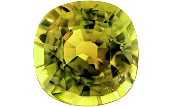 Chrysoberyl Buyer’s Guide – Properties, Treatments & Value Chrysoberyl Buyers Guide 1 - cushion shape - yellow green colour - sri lanka - faceted
