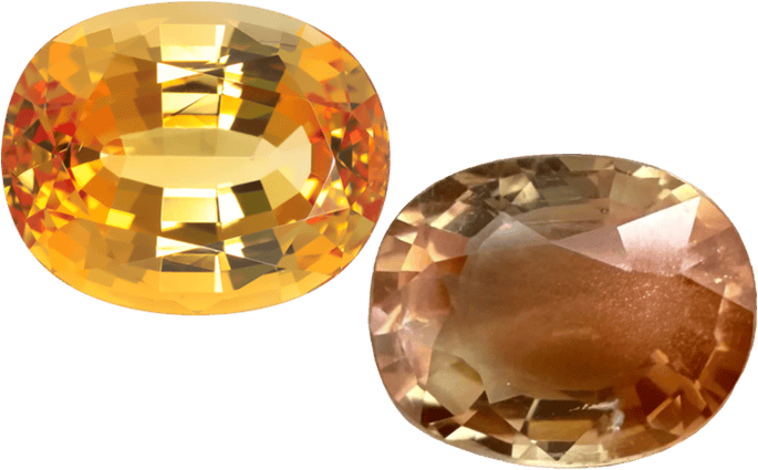 Sunstone vs Hessonite Garnet: Radiant Elite Colour Guide Topaz vs Sunstone_1