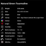 0.56 ct Green Tourmaline - iGemz20367A