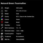 0.62 ct Green Tourmaline - iGemz20396B