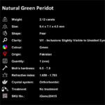 2.12 ct Green Peridot - iGemz20415