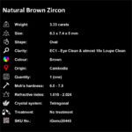 3.33 ct Imperial Zircon - iGemz20443