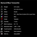 0.51 ct Blue Tanzanite - iGemz20481
