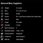 0.4 ct Blue Sapphire - iGemz20482