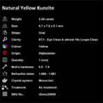 2.29 ct Yellow Kunzite - iGemz20849