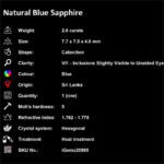2.6 ct Cornflower Blue Sapphire - iGemz20995
