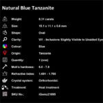 8.31 ct Blue Tanzanite - iGemz21095