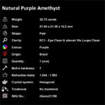 32.73 ct Purple Amethyst - iGemz21156