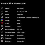 8.25 ct Blue Moonstone - iGemz21286
