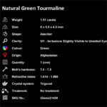 1.51 ct Green Tourmaline - iGemz21438