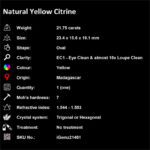 21.75 ct Yellow Citrine - iGemz21461