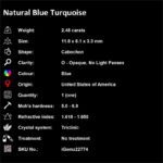 2.48 ct Blue Turquoise - iGemz22774