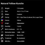 7.19 ct Yellow Kunzite - iGemz22894