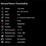 1.24 ct Green Tourmaline - iGemz25083