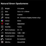11.4 ct Green Spodumene - iGemz25166