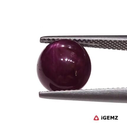 8.42 ct Red Star Ruby - iGemz25812