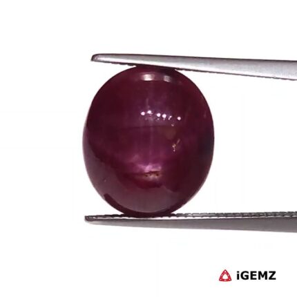 6.28 ct Red Star Ruby - iGemz25815