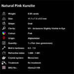 8.98 ct Pink Kunzite - iGemz21106