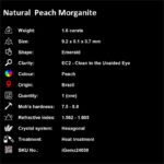 1.6 ct Peach Morganite - iGemz24030