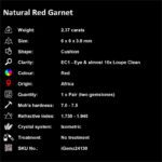 2.37 ct Almandaine Garnet - iGemz24130