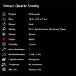 5.95 ct Brown Quartz Smoky - iGemz31102
