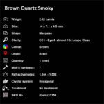 2.42 ct Brown Quartz Smoky - iGemz31159