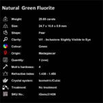 25.65 ct Green Fluorite - iGemz31436
