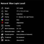13.7 ct Blue Lapis Lazuli - iGemz32415