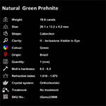 19.8 ct Green Prehnite - iGemz23698 gemstone for sale at igemz.co.za