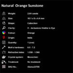 2.64 ct Orange Sunstone - iGemz23705 gemstone for sale at igemz.co.za