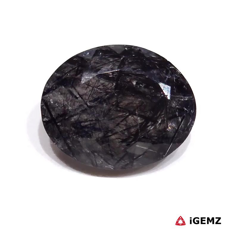 iGemz29299.1 18.7 ct Black Quartz Rutile - iGemz29299 gemstone for sale at igemz.co.za