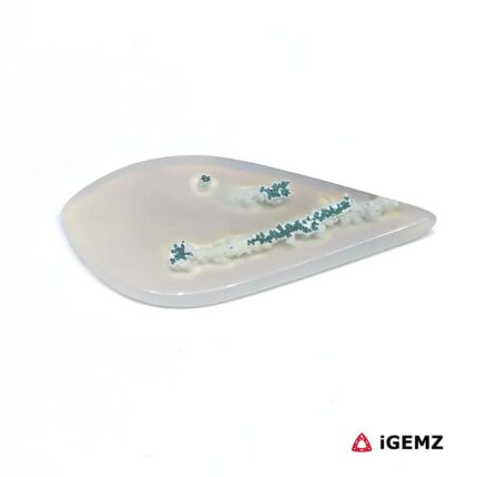 16.21 ct White Dendritic Agate - iGemz24607 gemstone for sale at igemz.co.za