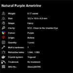 8.17 ct Purple Ametrine - iGemz20379C