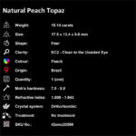 15.14 ct Peach Topaz - iGemz20590