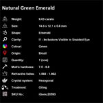 9.03 ct Green Emerald - iGemz20593