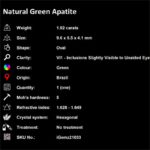 1.92 ct Green Apatite - iGemz21033