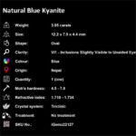 3.95 ct Blue Kyanite - iGemz22127