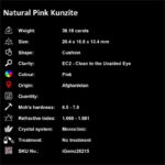 36.18 ct Pink Kunzite - iGemz26215