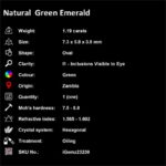 1.19 ct Green Emerald - iGemz23230