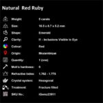 5 ct Red Ruby - iGemz23911