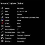 3.68 ct Yellow Citrine - iGemz20926
