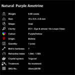 6.89 ct Purple Ametrine - iGemz26150