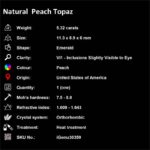 5.32 ct Peach Topaz - iGemz30359