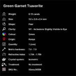 0.15 ct Green Garnet Tsavorite - iGemz30536