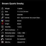 1 ct Brown Quartz Smoky - iGemz31172