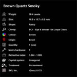 16.4 ct Brown Quartz Smoky - iGemz31175