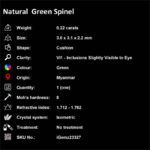 0.22 ct Green Spinel - iGemz23327 gemstone for sale at igemz.co.za