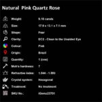 9.18 ct Pink Quartz Rose - iGemz23701 gemstone for sale at igemz.co.za
