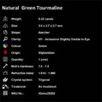 0.32 ct Green Tourmaline - iGemz29252 gemstone for sale at igemz.co.za